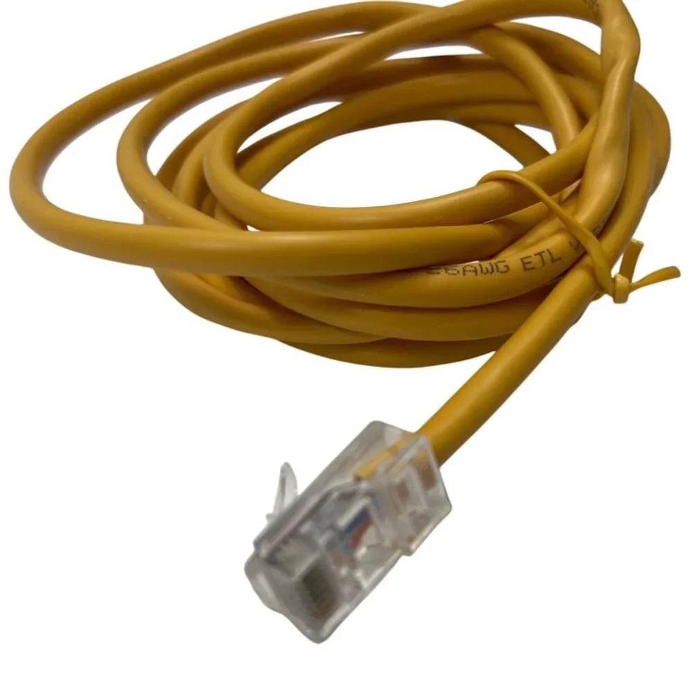 Yellow Ethernet Cable Cat5 RJ45 Network Wire 6FT For Computers & Routers A3